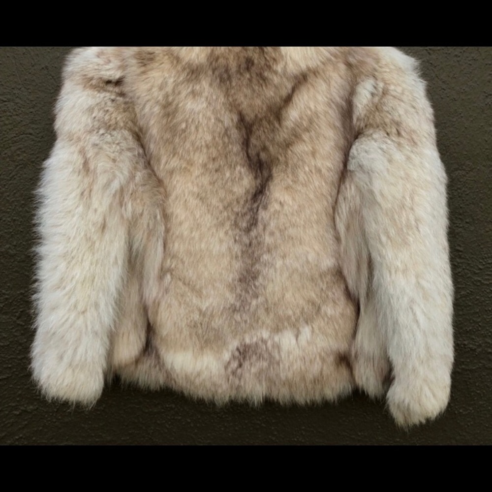 Vintage fox fur cropped coat - Picture 4 of 12